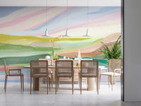 Hills and Hues Wall Mural