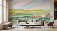 Hills and Hues Wall Mural