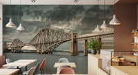 Historic Forth Rail Bridge View Wall Mural
