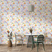 Kids room wallpaper with stars and seasonal charm

