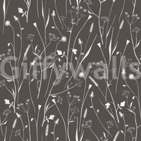 Homeland Floral Silhouette Wallpaper⁠