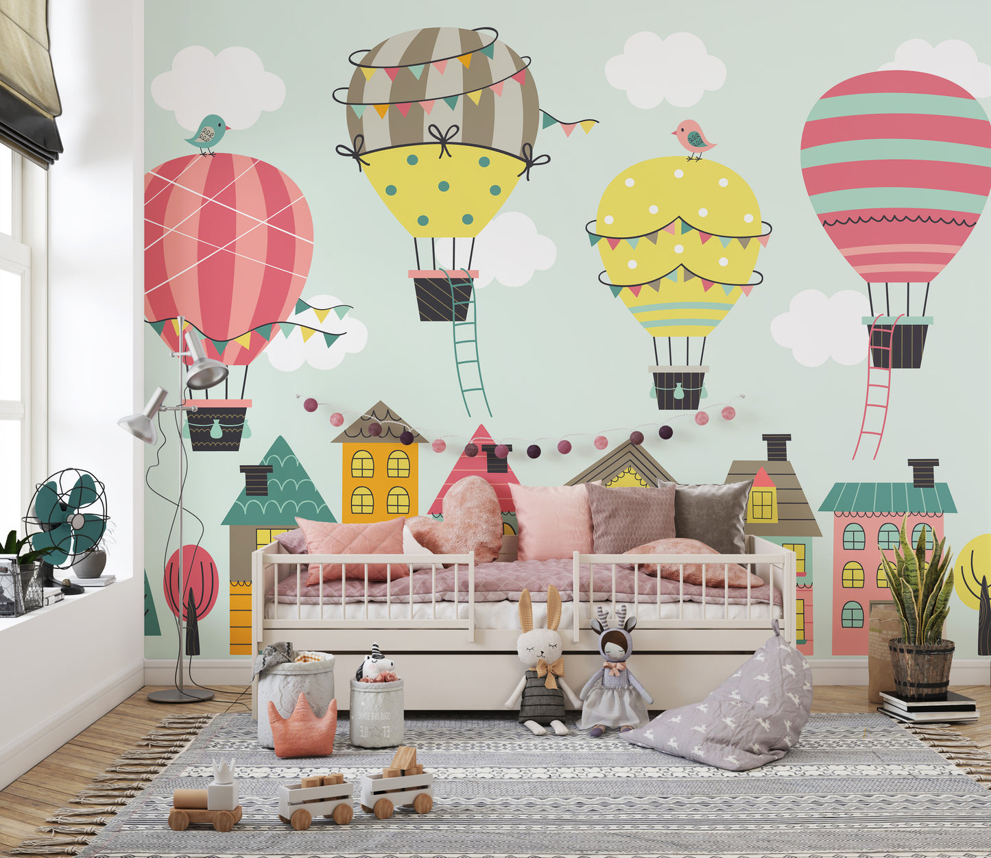 Hot Air Balloons Nursery wallpaper - Giffywalls