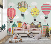 Hot Air Balloons Nursery wallpaper - Giffywalls