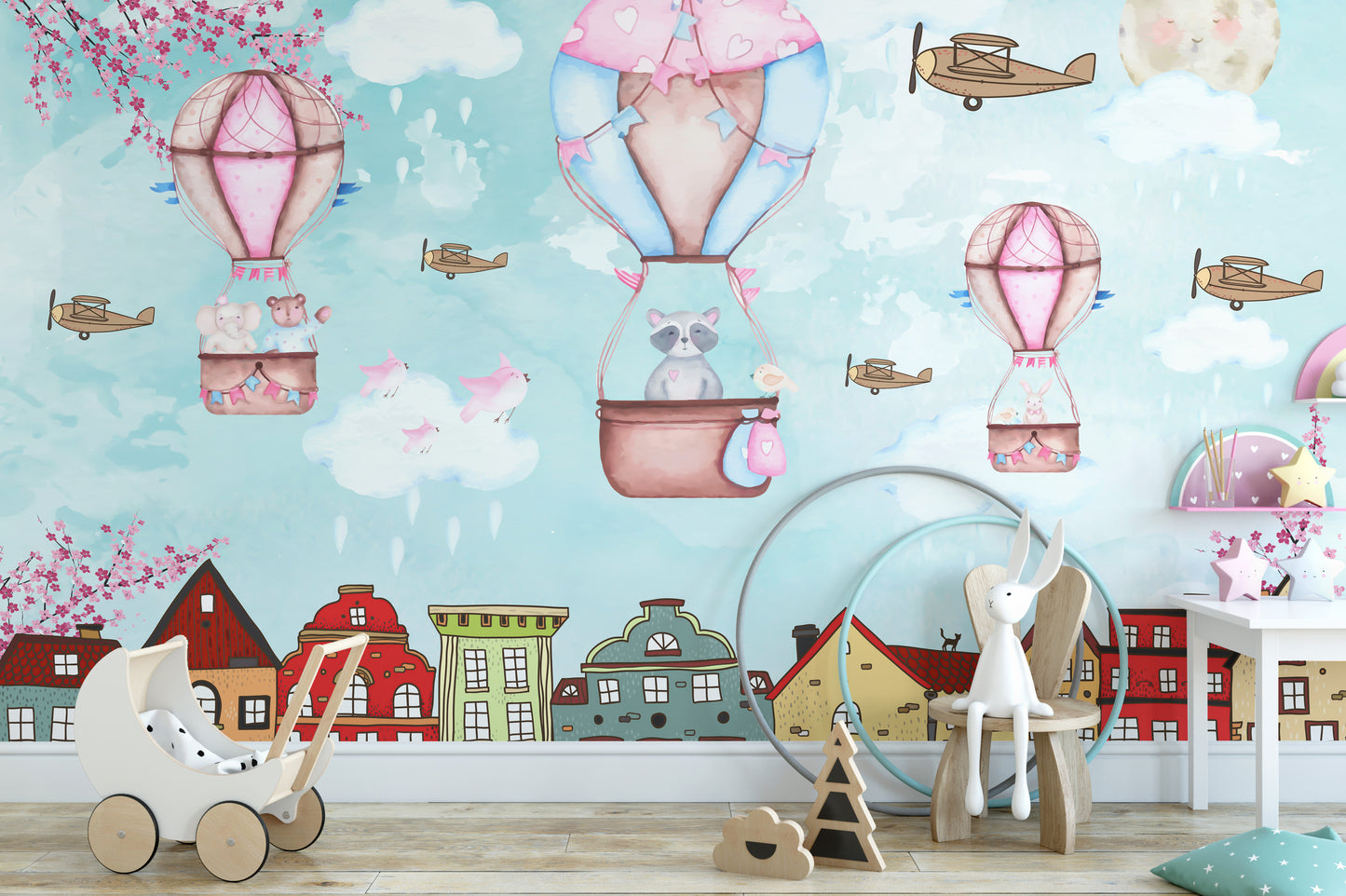 Hot Air Balloons Wallpaper Murals - Giffywalls