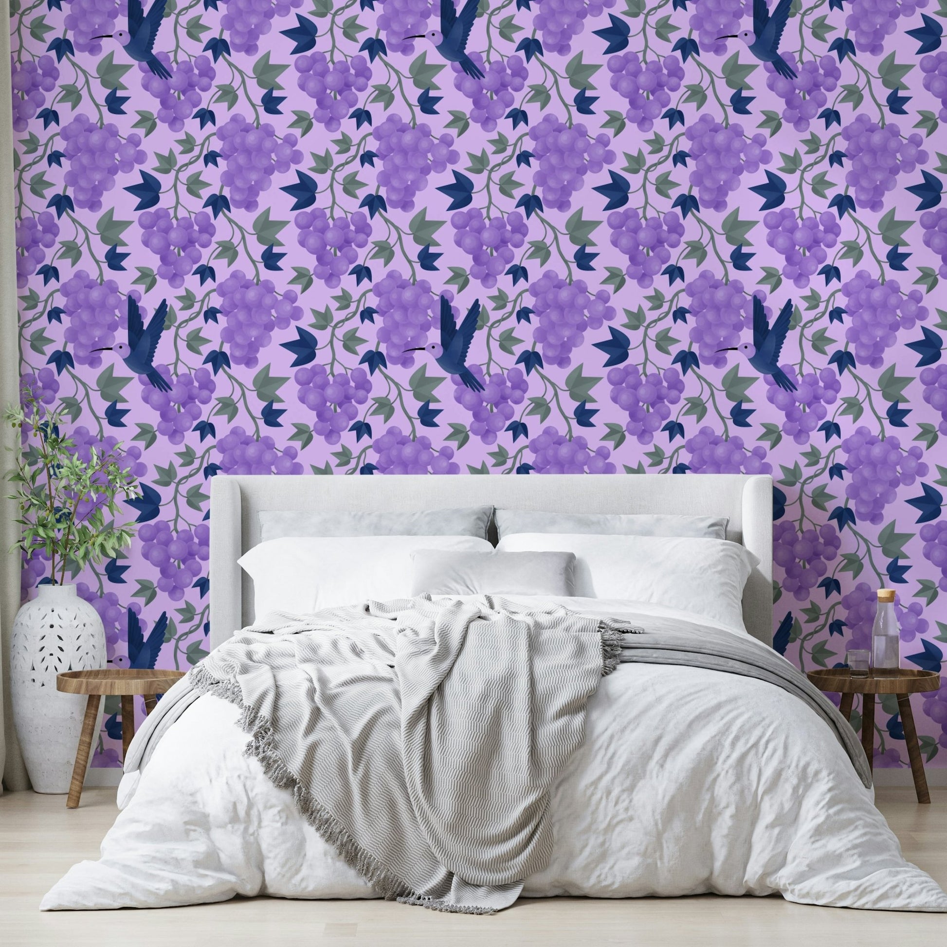Elegant hummingbird wallpaper for walls

