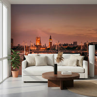 Iconic London at Dusk Wall Mural