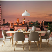 Iconic London at Dusk Wall Mural