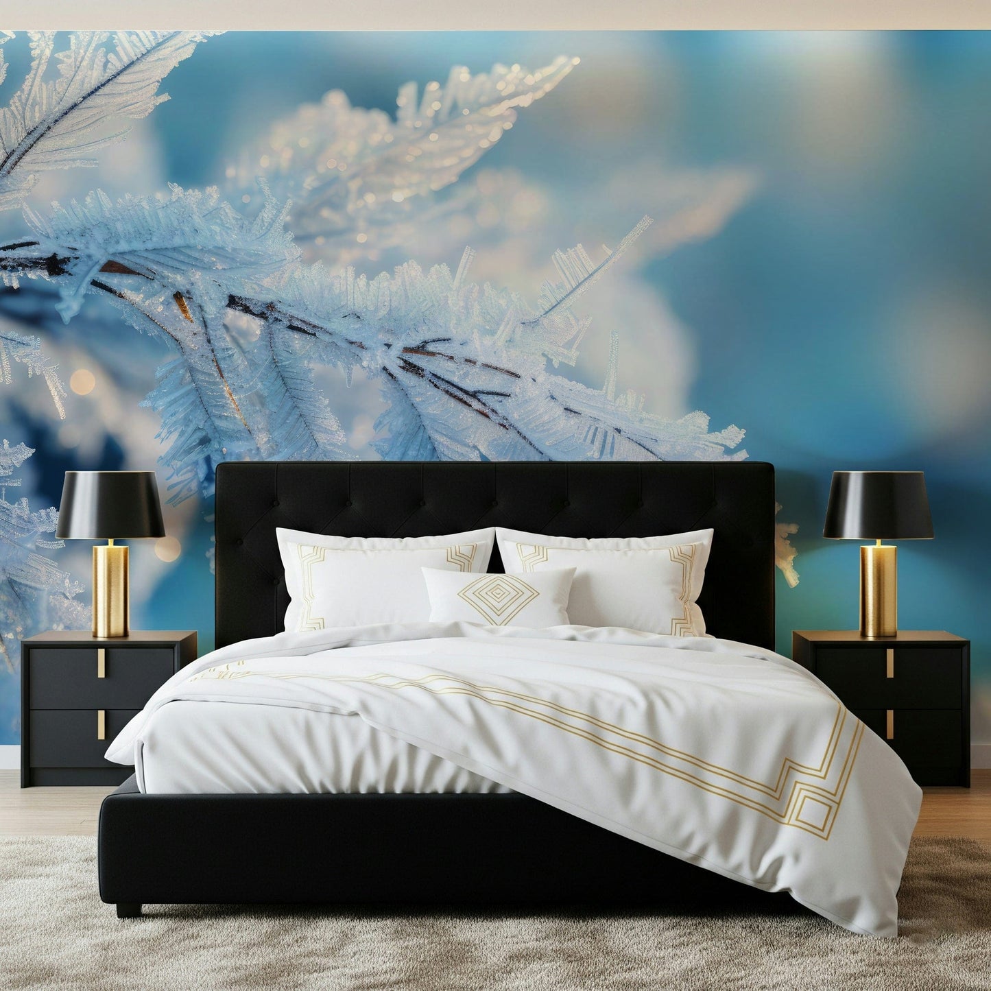 Icy Fronds Wall Mural -2559594