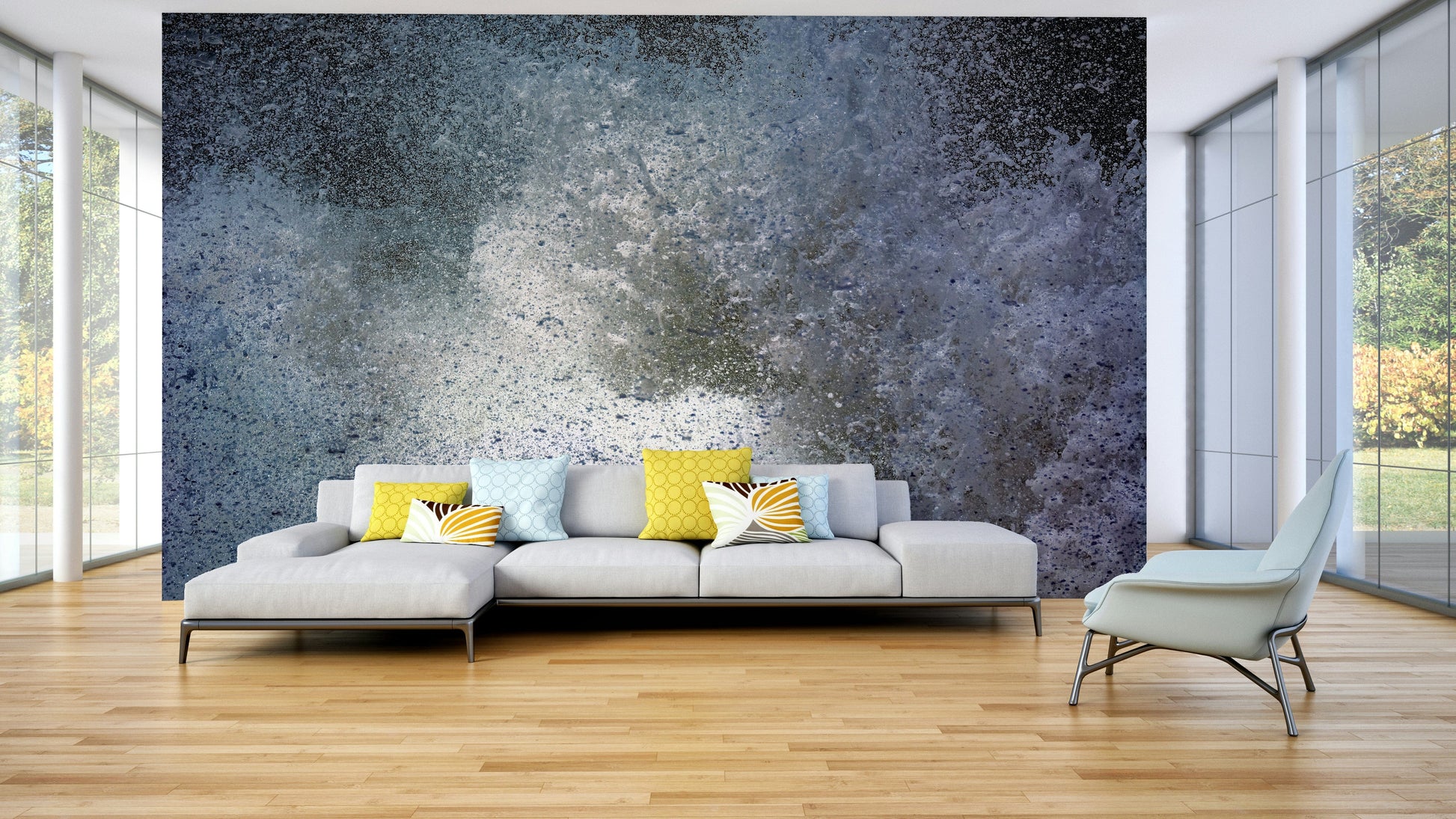 A serene dynamic design wall mural for your decor.

