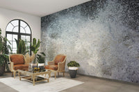 An artistic abstract explosion mural for home decor.

