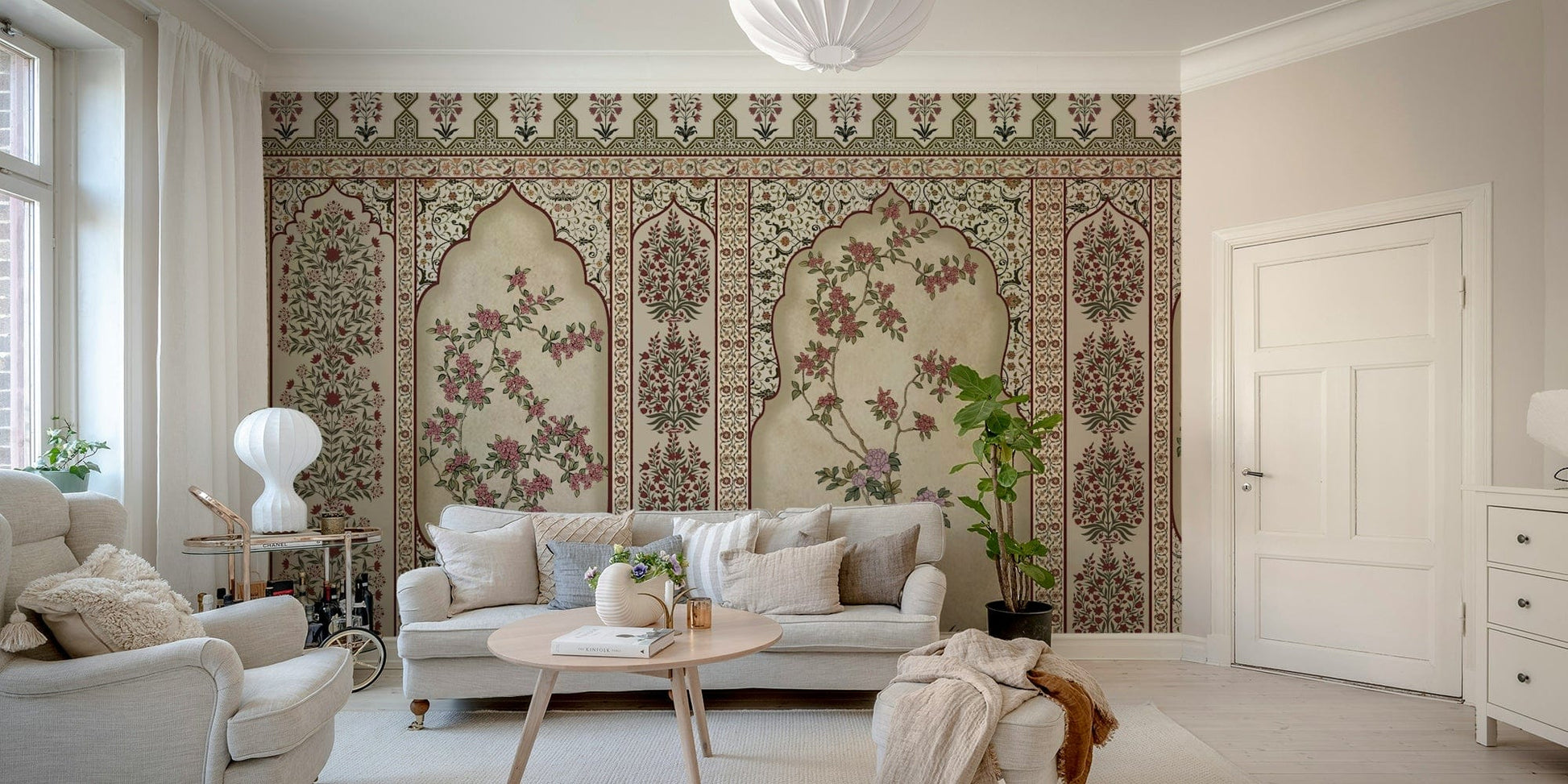 The pattern feels intricate and artistic.

