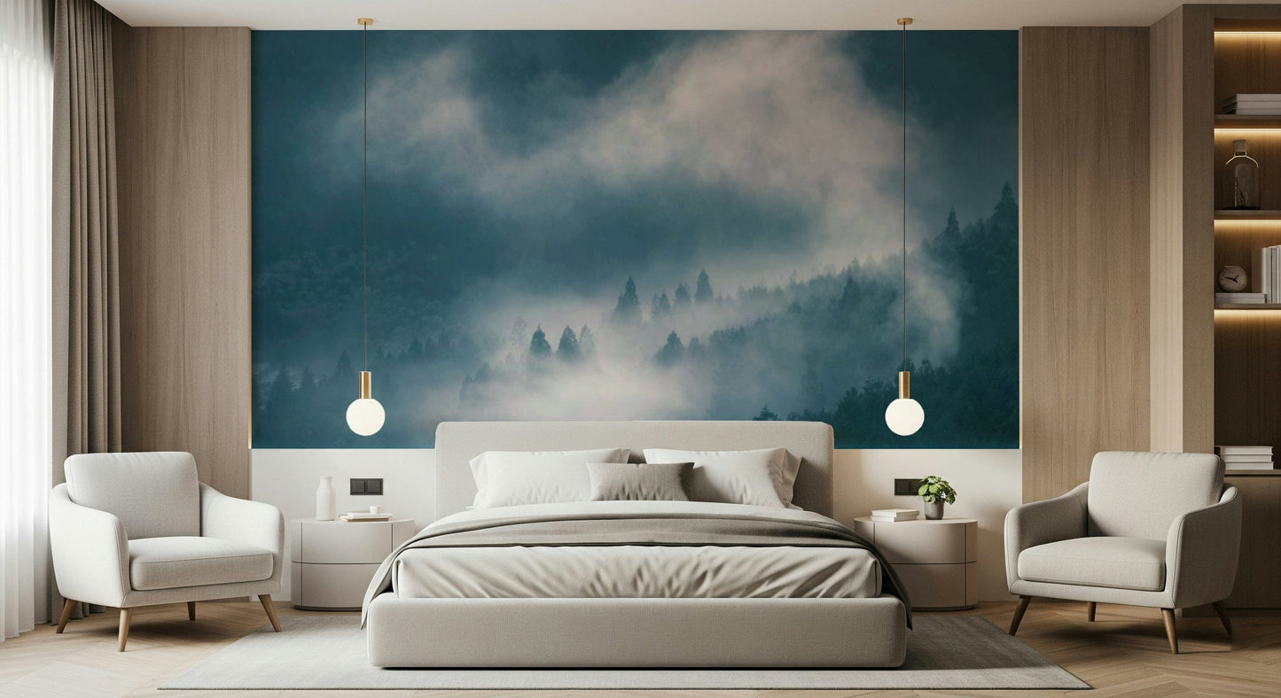 Hauntingly beautiful Indigo Woodland Sentinel art on your wall.