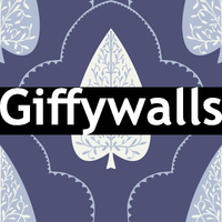 Quiet romantic aesthetic of Indigo Grove Botanical Echoes Wallpaper mural art.