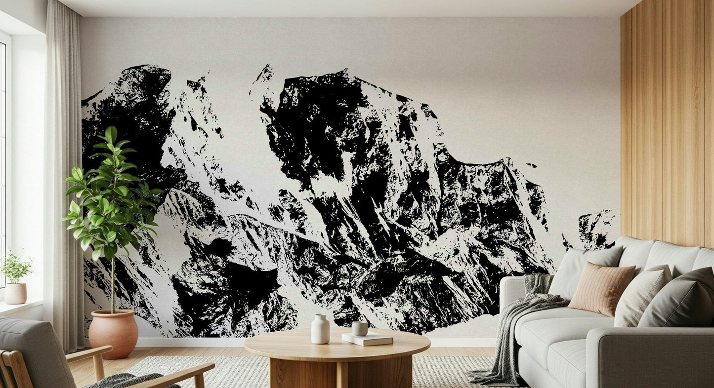 Ink Mountain Ascent Wall Mural -2594673