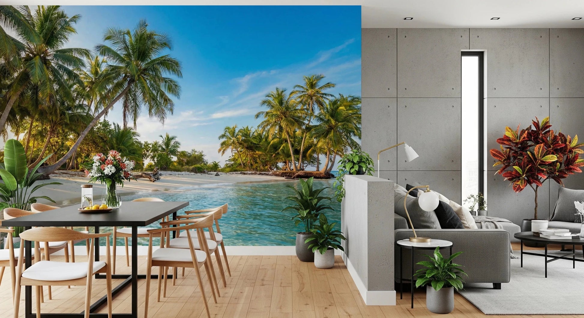 Island Serenity Wall Mural