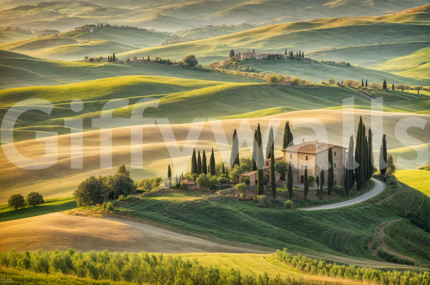 Italian  Countryside Wallpaper