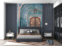 Traditional Jaipur Archway wallcovering architectural detail historical building.