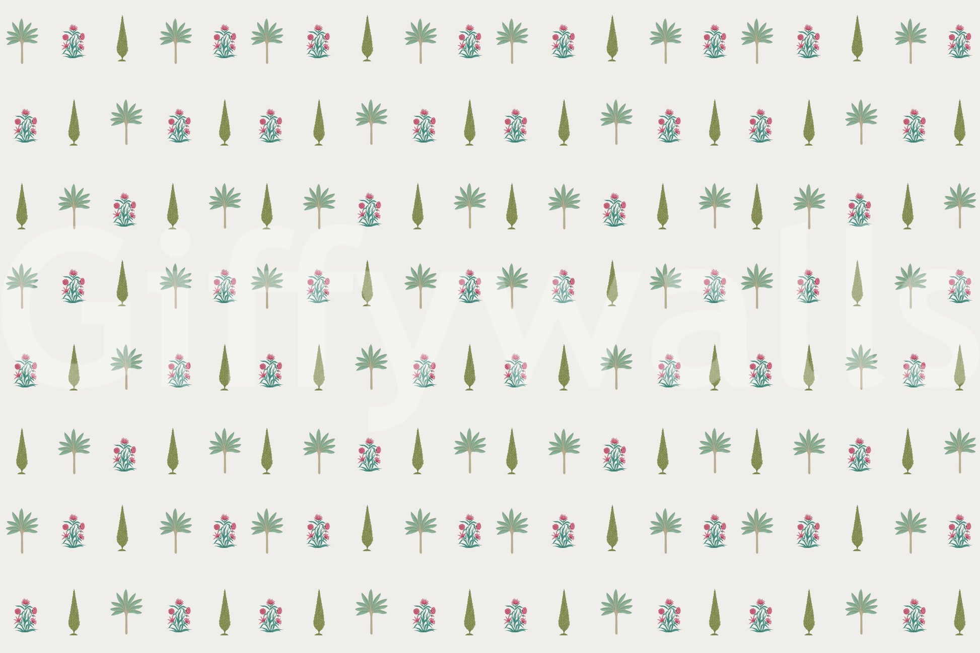 The style is a soft-focus illustration or a painterly design.

