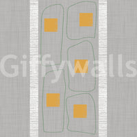 Japandi Frame Lines Soft Wallpaper⁠