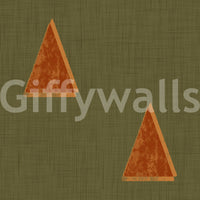 A high-quality sage geometric wall mural for walls.


