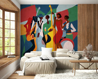 Jazz Ensemble Wall Mural