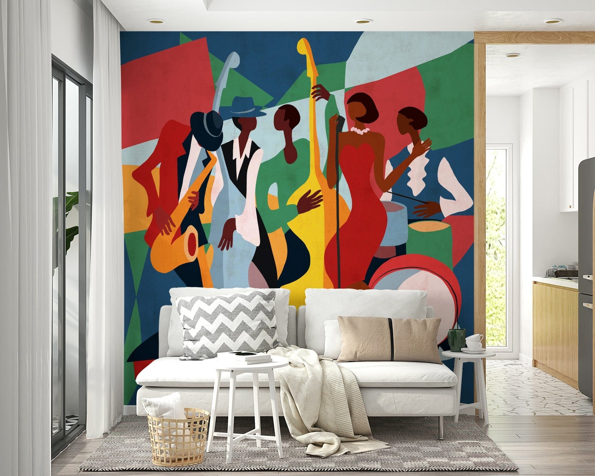 Jazz Ensemble Wall Mural