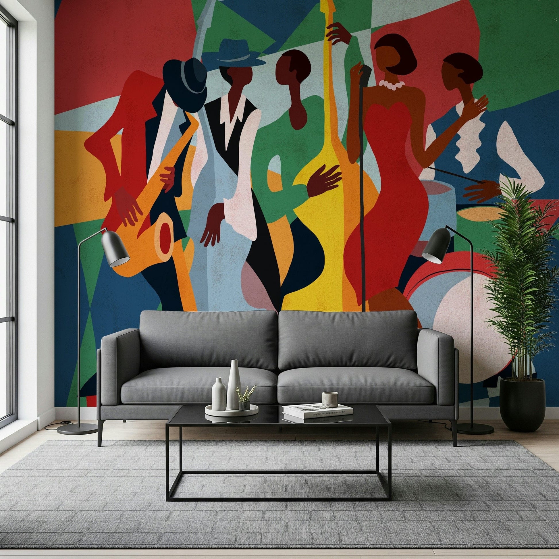 Jazz Ensemble Wall Mural