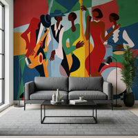 Jazz Ensemble Wall Mural