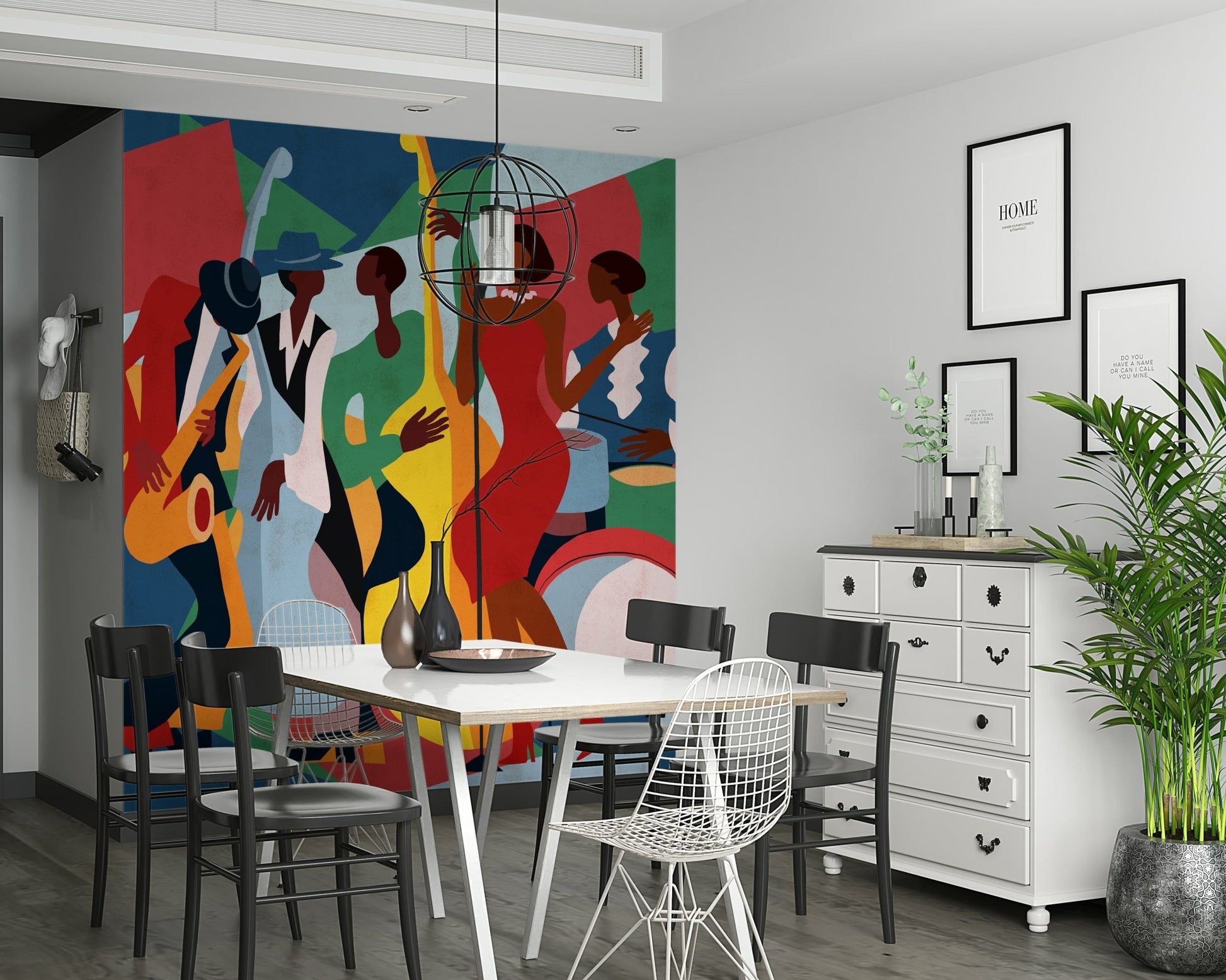 Jazz Ensemble Wall Mural