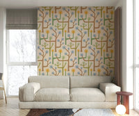 Ideal for a living room, study, or accent wall.

