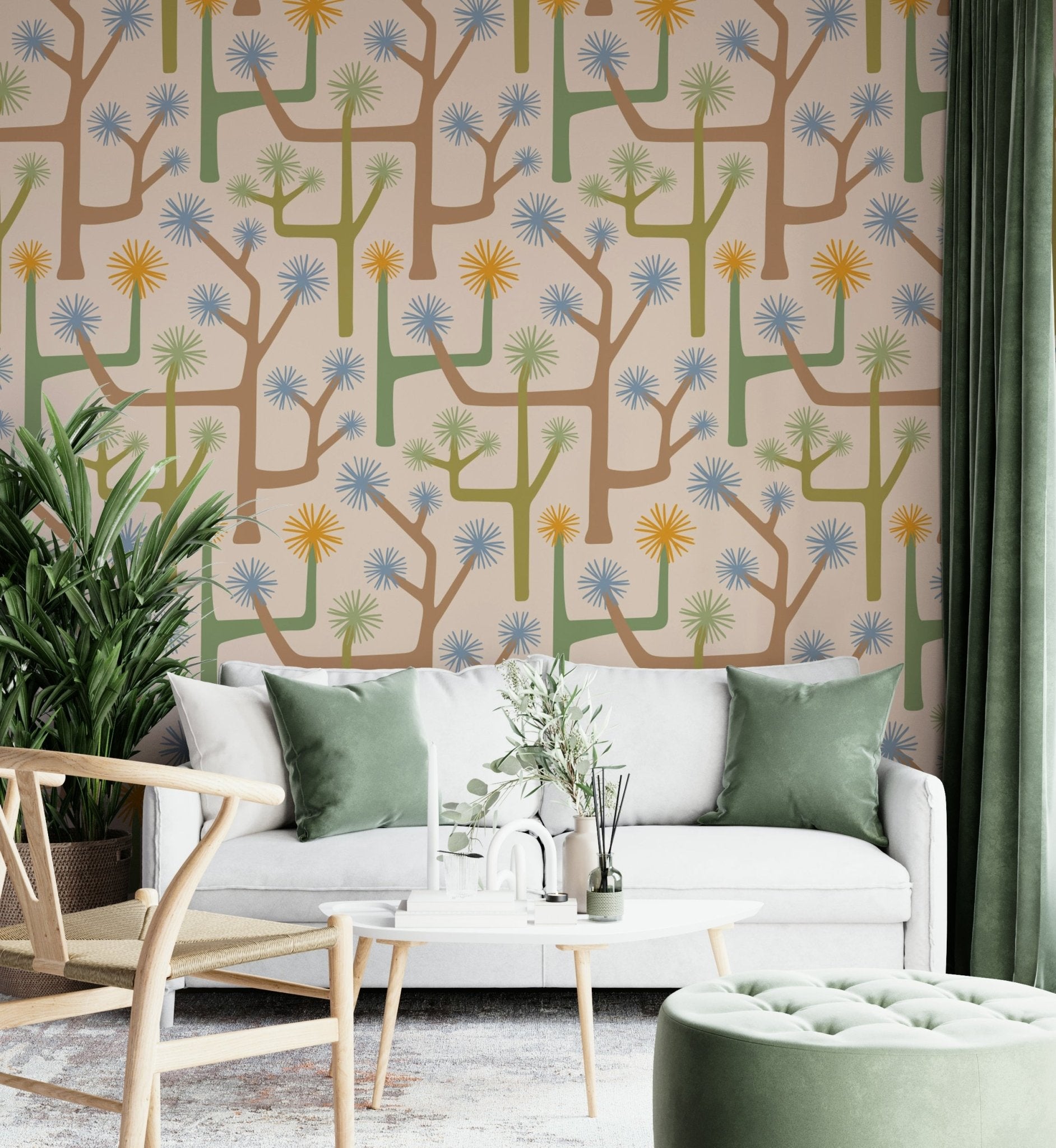 Harmonious color palette with gentle contrast.

