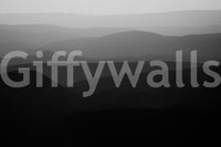 A high-quality serene mountain wall mural for walls.

