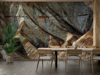 A beautiful panoramic view wall mural for a living room.


