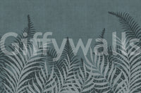 Atmospheric Into The Jungle wallpaper, detailed leaf structure, unique wall decor.