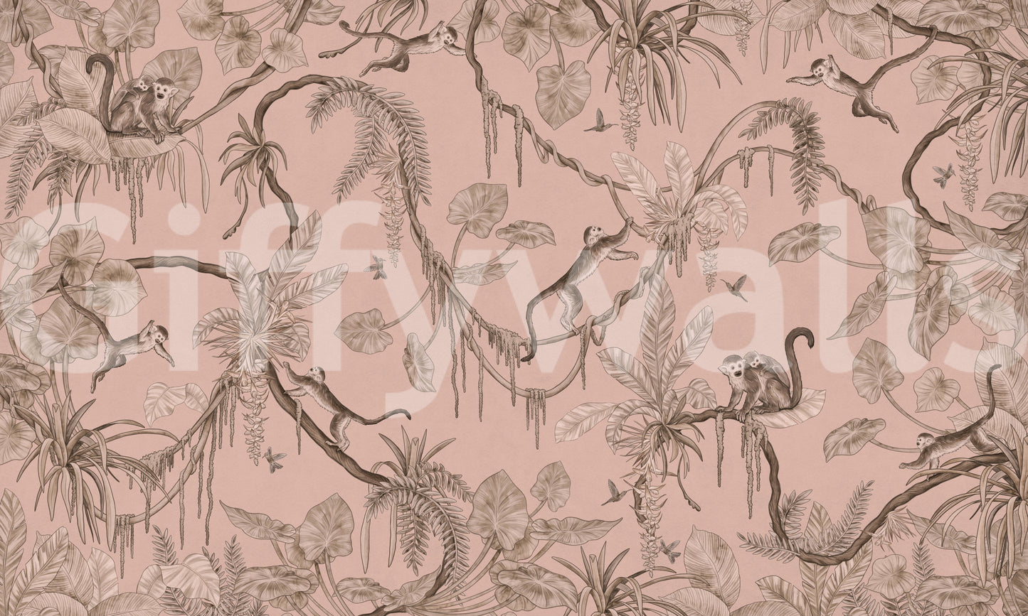 Jungle Serenade Wall Mural