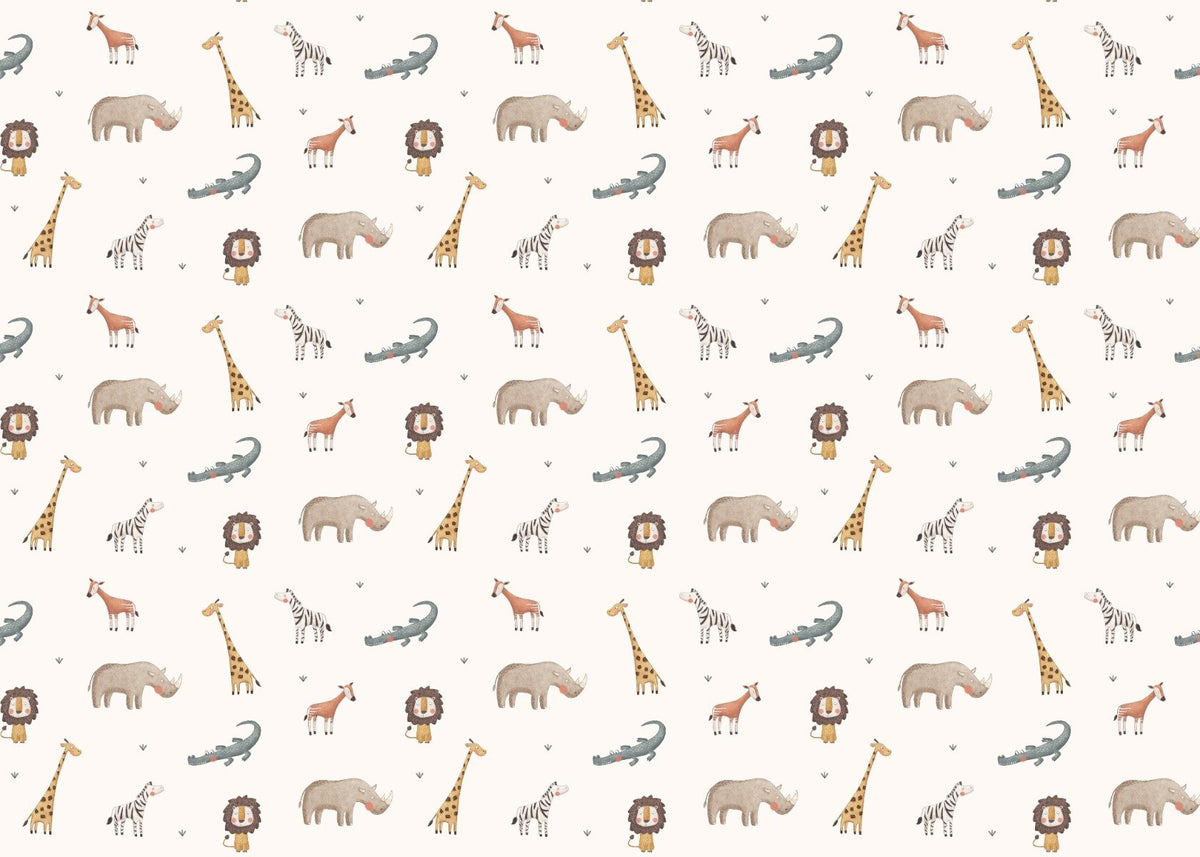 Jungle Safari Animals Wallpaper For Walls in your room