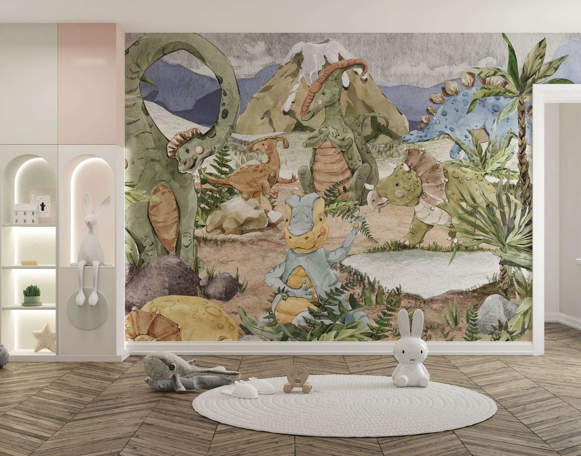 Jurassic Adventure Wall Mural - Giffywalls