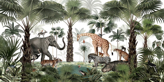 Wildlife Animal Kingdom Wallpaper mural