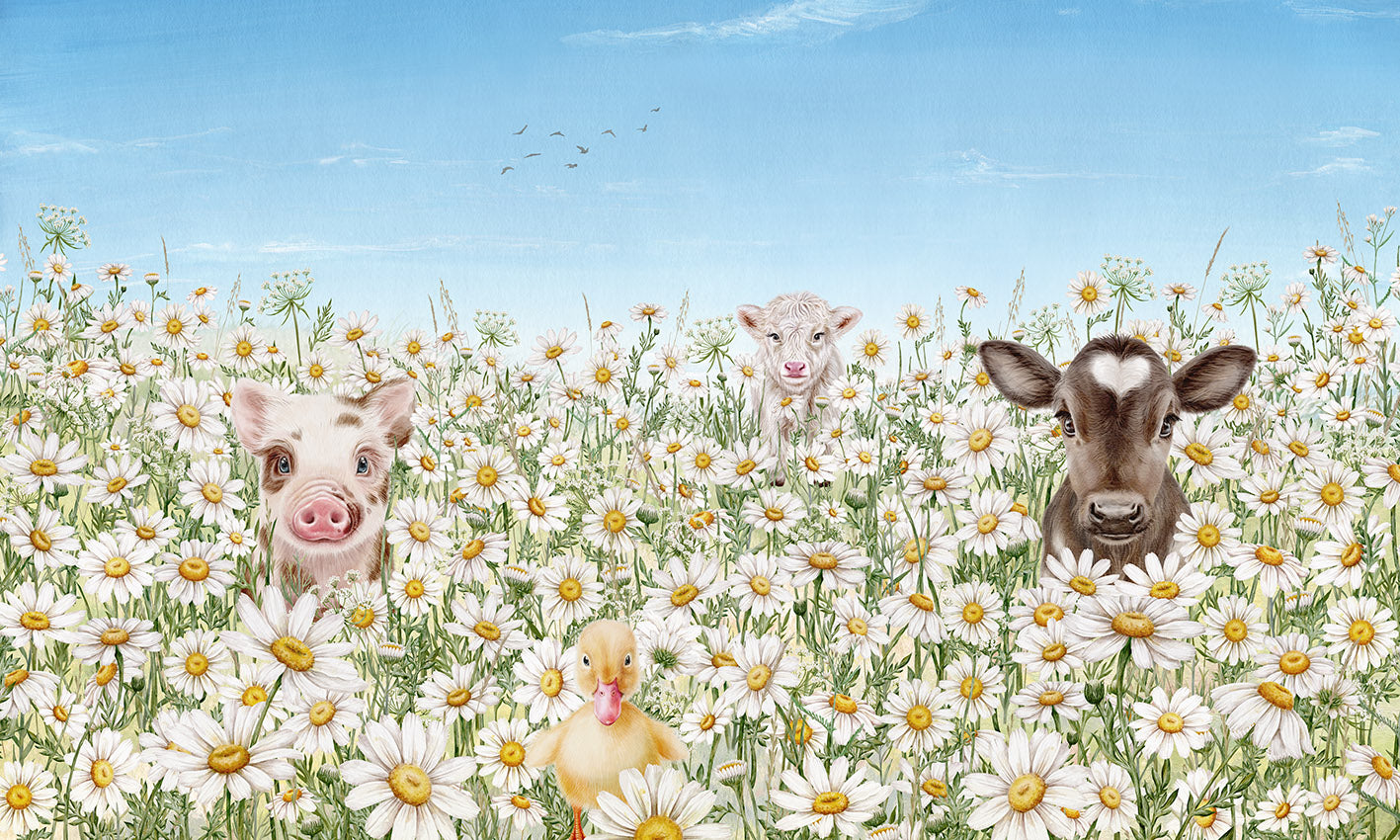 Farm Animals Wall Mural