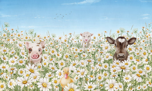 Farm Animals Wall Mural
