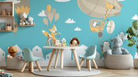 Colorful Kids Animated Motifs Wallpaper Mural mural
