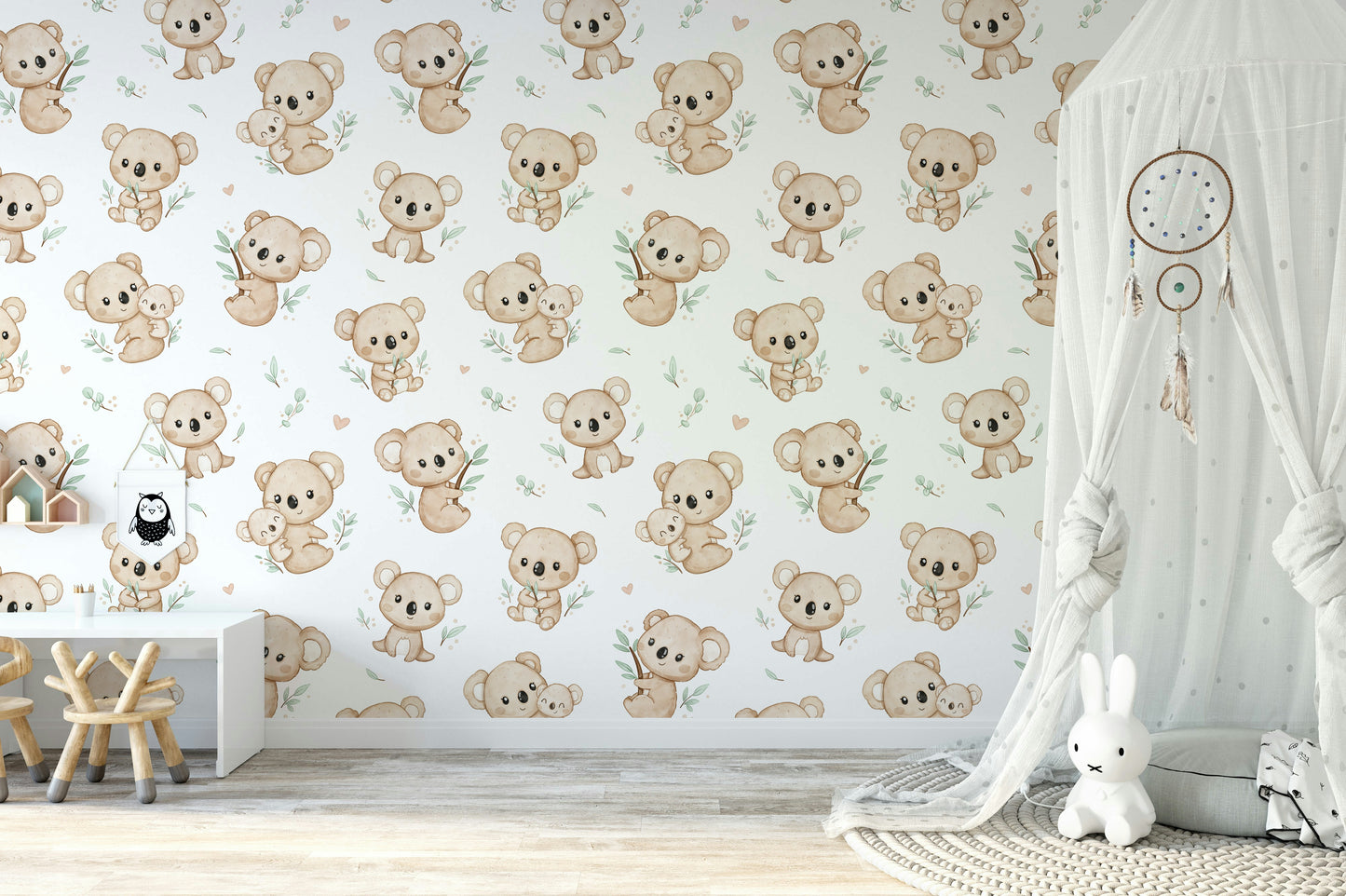 Koala Cuddles Wallpaper