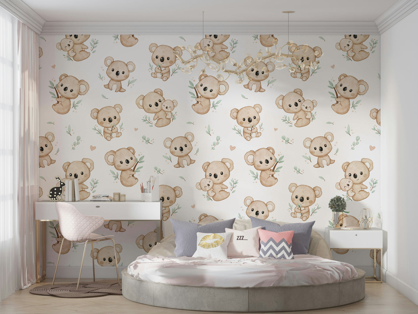 Koala Cuddles Wallpaper