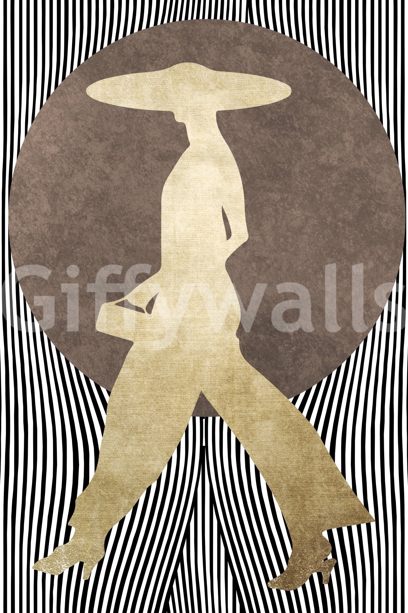 The texture appears smooth and artistic, like a painting or digital art.
