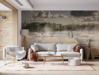 Lake Jump! Wall Mural -2221045