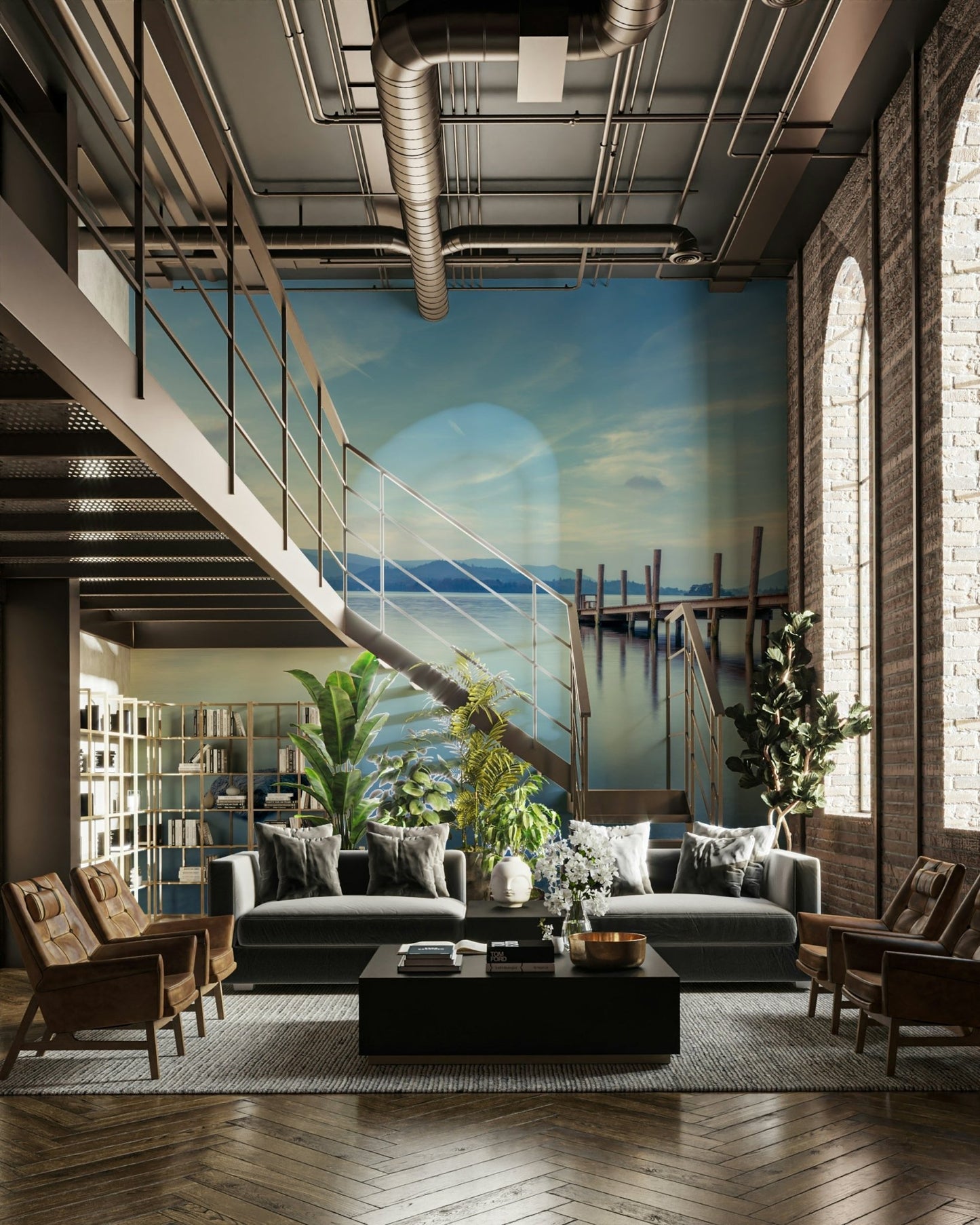 High-resolution image of a lake.

