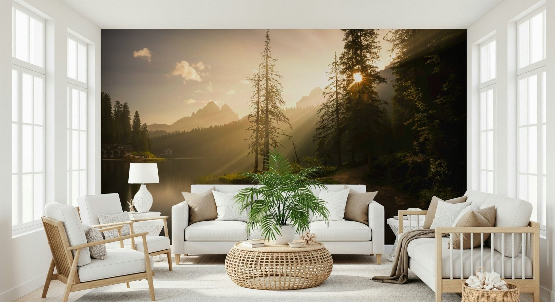 Layered light gives depth to Lakeside Radiance pattern.