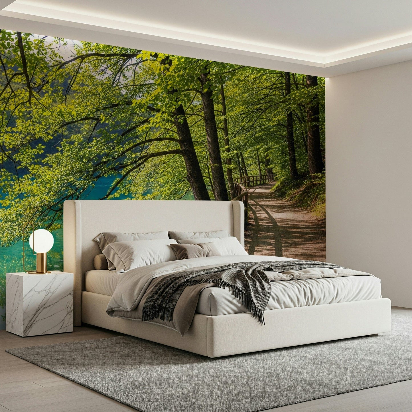 Lakeside Serenity Wall Mural