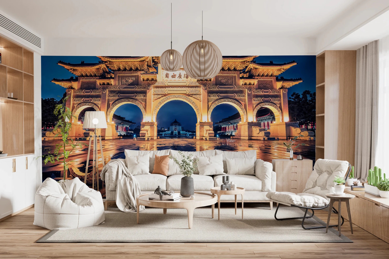 Lanterns of Taipei Wall Mural