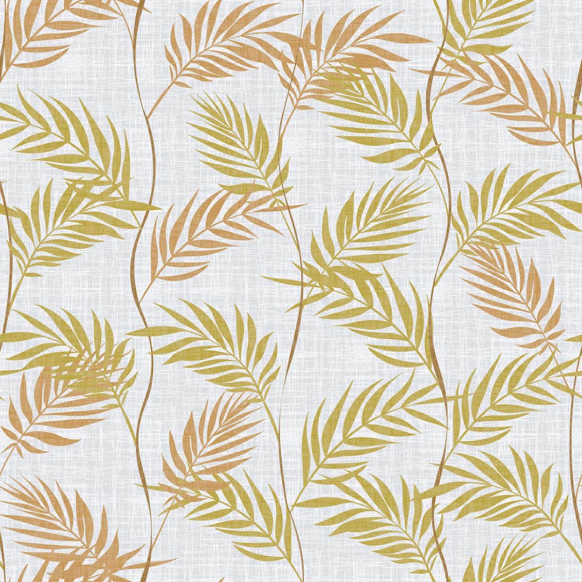 Elegant Palm Leaves Wallpaper in your room — zoomed